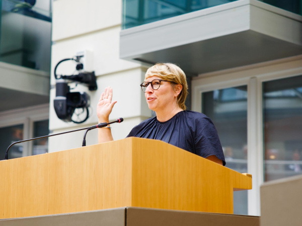 Vlaams minister van Welzijn Caroline Gennez