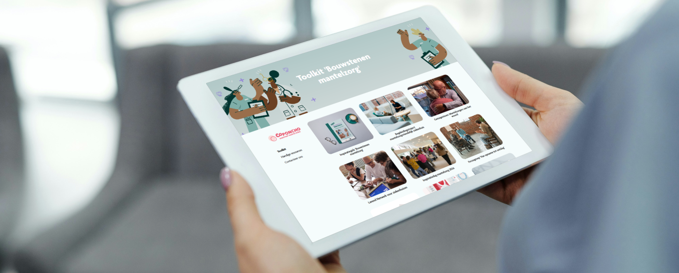 tablet met de digitale toolkit