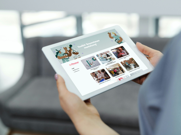 tablet met de digitale toolkit